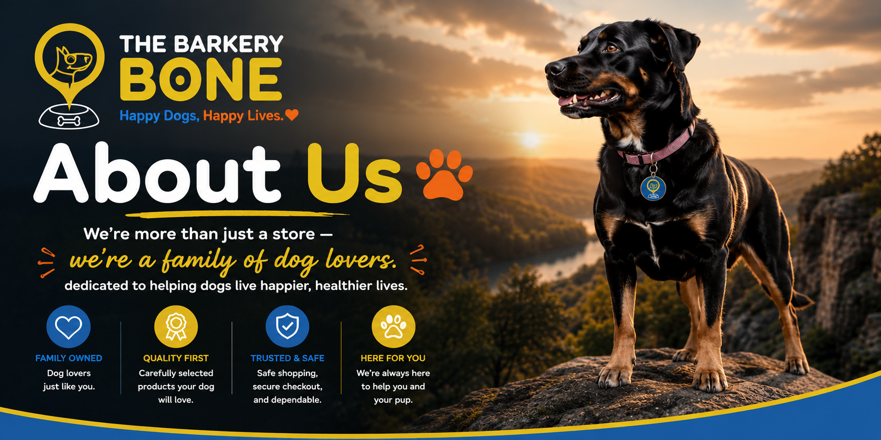 About The Barkery Bone - Family-Owned Dog Store Featuring Sparx