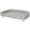 Dog Sofa Couch Bed with Washable Cushion for Large Dogs,(Gray)
