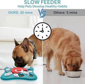 Interactive Dog Puzzle Toy – Treat Dispensing Enrichment Toy for Mental Stimulation & Slow Feeder