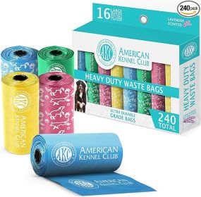 AKC Dog Poop Bags – Leak-Proof Pet Waste Bags for Clean & Easy Cleanup