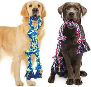 Heavy Duty Dog Rope Toys for Aggressive Chewers – Durable Tug & Chew Toy for Large Dogs