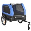 Dog Bike Trailer – Supports up to 88 lbs – Pet Cart Bicycle Carrier for Small & Large Dogs