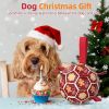 Soccer Ball with Straps – Christmas Dog Toys – Pet Toys Balls for Meium Large