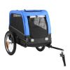 Dog Bike Trailer – Supports up to 66 lbs – Pet Cart Bicycle Carrier for Small & Medium Dogs