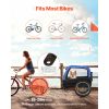 Dog Bike Trailer – Supports up to 66 lbs – Pet Cart Bicycle Carrier for Small & Medium Dogs
