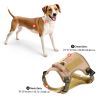 Tactical No Pull Dog Harness for Large Dogs – Adjustable Reflective Pet Vest with Handle