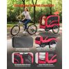 Dog Bike Trailer – Supports up to 100 lbs – Pet Cart Bicycle Carrier for Small & Large Dogs