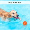 3-Pack 2.5" Squeaky Spiky Dog Balls – Floating Water Toys & Fetch Balls for Puppies