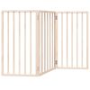 Dog Gate Set of 3 White Poplar wood Foldable, Freestanding