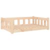 Dog Bed Solid Pine Wood Large Durable Dog Bed Rectangular
