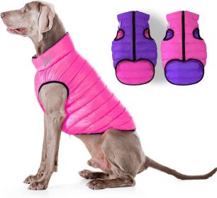 Lightweight Reversible Winter Dog Coat XS Size Warm Dog Jacket Water Resistant Windproof Insulated Dog Jacket for Small Medium & Large Dogs Comfo