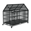 54 Inches Heavy Duty Dog Crate with Roof Top