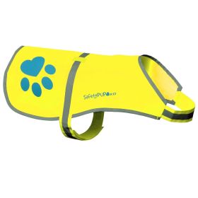 Yellow Dog Reflective S Size Hi Vis Safety Vest Keeps Dogs Visible On and Off Leash in Both Urban and Rural Environments Neon Yellow