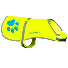 Yellow Dog Reflective Vest XL Size Hi Vis Safety Vest Keeps Dogs Visible On and Off Leash in Both Urban and Rural Environments X Large Neon Yello