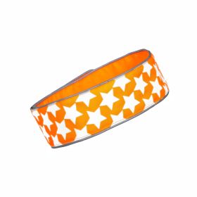 Reflective Dog Collar XL Size Fluorescent Blaze Orange with Adjustable Fastener for Large Pets High Visibility Dog Products to Safeguard Your PUP