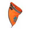 Hi Visibility Reflective Blaze Orange Dog Bandana – Safety Bandana for Large Dogs