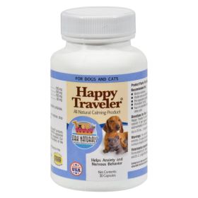 Ark Naturals Happy Traveler for Dogs & Cats - 30 Capsules