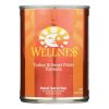 Wellness Pet Products Turkey & Sweet Potato Wet Dog Food (12.5 oz Cans, Case of 12)