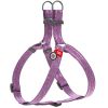 Purple Re-Cotton Reflective Dog Harness – Eco-Friendly Adjustable Harness for Small & Medium Dogs (M Size)