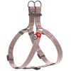 Brown Re-Cotton Reflective Dog Harness – Eco-Friendly Adjustable Harness for Small & Medium Dogs