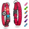 Watermelon Nylon Dog Collar – Adjustable Dog Collar with QR ID Tag for Dogs