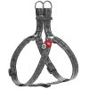 Grey Re-Cotton Reflective Dog Harness – Eco-Friendly Adjustable Harness for Small, Medium & Large Dogs (L Size)