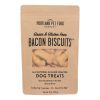 Portland Pet Food Company Bacon Biscuits Dog Treats – Natural Crunchy Dog Cookies (5 oz Bags, Case of 6)