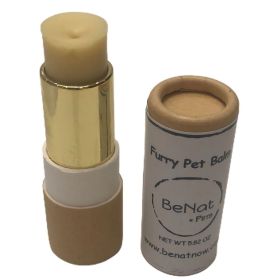 BeNat Pets Furry Pet Balm | Natural Paw & Nose Moisturizing Balm for Dogs & Cats (0.9 oz)