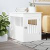 Dog Crate Furniture White Engineered wood, Steel Medium Durable