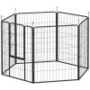 Heavy Duty Dog Playpen with Door for Large Dogs, 6 Panels, 39"H