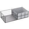 7 Panel Dog Whelping Box Convertible DIY Pet Playpen with Washable Pee Pads, 600D Oxford Fabric, 96" x 48" x 24"