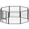 24" 8-Panel Foldable Dog Playpen with Door