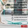 Mint Rolled Leather Dog Leash – 6FT x .04IN Heavy Duty Genuine Leather Dog Leash