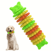 2-Pack Indestructible Caterpillar Dog Chew Toys – Durable Natural Rubber Toys for Aggressive Chewers
