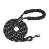 Rope Dog Leash with Padded Handle for Medium Large Dogs
