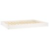 Dog Bed White Solid pine wood Medium Simple Dog Bed