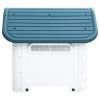 Dog House Blue and White Polypropylene Small Durable Dog House