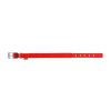 Red Reflective Nylon Dog Collar – Heavy-Duty Adjustable Dog Collar for Medium & Large Dogs