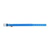 Blue Reflective Nylon Dog Collar – Heavy-Duty Adjustable Puppy Collar with Metal Buckle