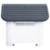 Dog House Grey and White Polypropylene 23.2 x 29.5 x 26.0 in
