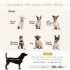 Pet Sofa Dog Couch Chaise Lounge Pet Bed with Storage Function Small Sized Dog Various Cat Sponge Cushioned Bed Lounge, Light Grey