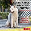 Recycled Cotton Dog Leash 10 Ft Eco Friendly Collar for Small Medium & Large Dogs Reflective Dog Leash for Medium Dogs Strong Leashes for Large Breed