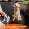 Dog Car Seat Cover, Back Seat Extender for Dogs, Dog Hammock for Car Backseat, Non Inflatable Dog seat Cover for Back seat