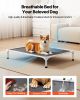 VEVOR Elevated Dog Bed for Large Dogs Portable Raised Dog Cot with Teslin Mesh L