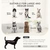 Dog Bed, Large Dog Couch with Washable Cover, Wooden Legs, Elevated Fancy Foam Pet Sofa for Medium & Large Breeds, Gray