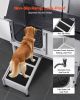 50 Inch Dog Grooming Bath Tub Stainless Steel w Ramp Water Filter Left