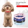 Pet Bones PU Leather Dog Collar – Adjustable Pet Collar for Dogs