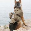 Tactical Dog Harness with Detachable Pouches – Adjustable Military Style Dog Harness Vest