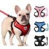 Reflective Pet Harness and Leash Set – Adjustable No-Pull Soft Mesh Vest for Dogs and Cats