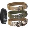 Heavy-Duty Tactical Dog Collar – Adjustable Large Dog Collar with Metal Buckle & D-Ring